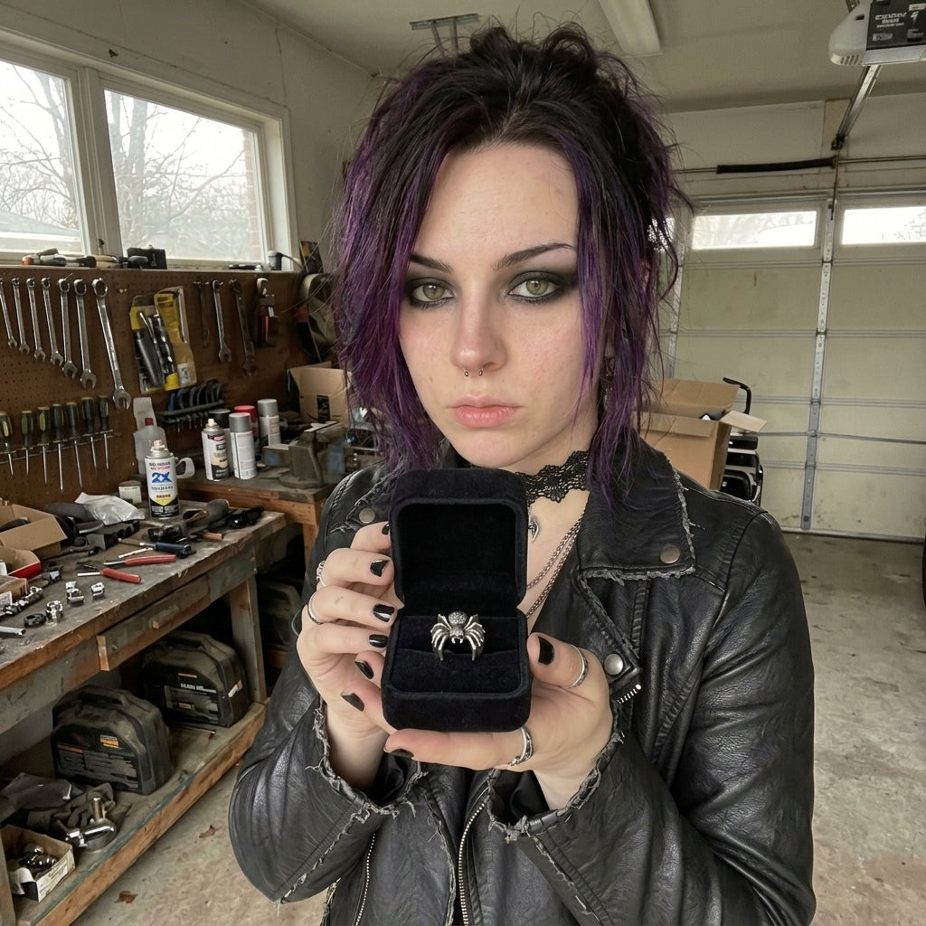 Vintage Spider Gothic Style Ring