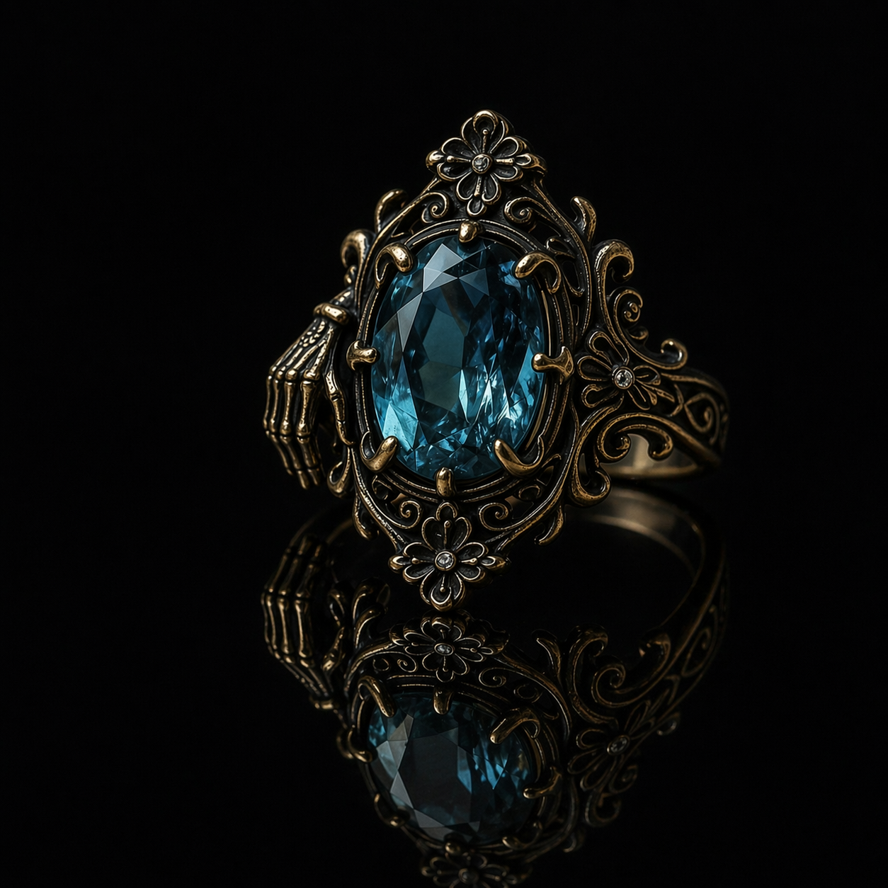 Demon's Claw Vintage  Goth Style Ring
