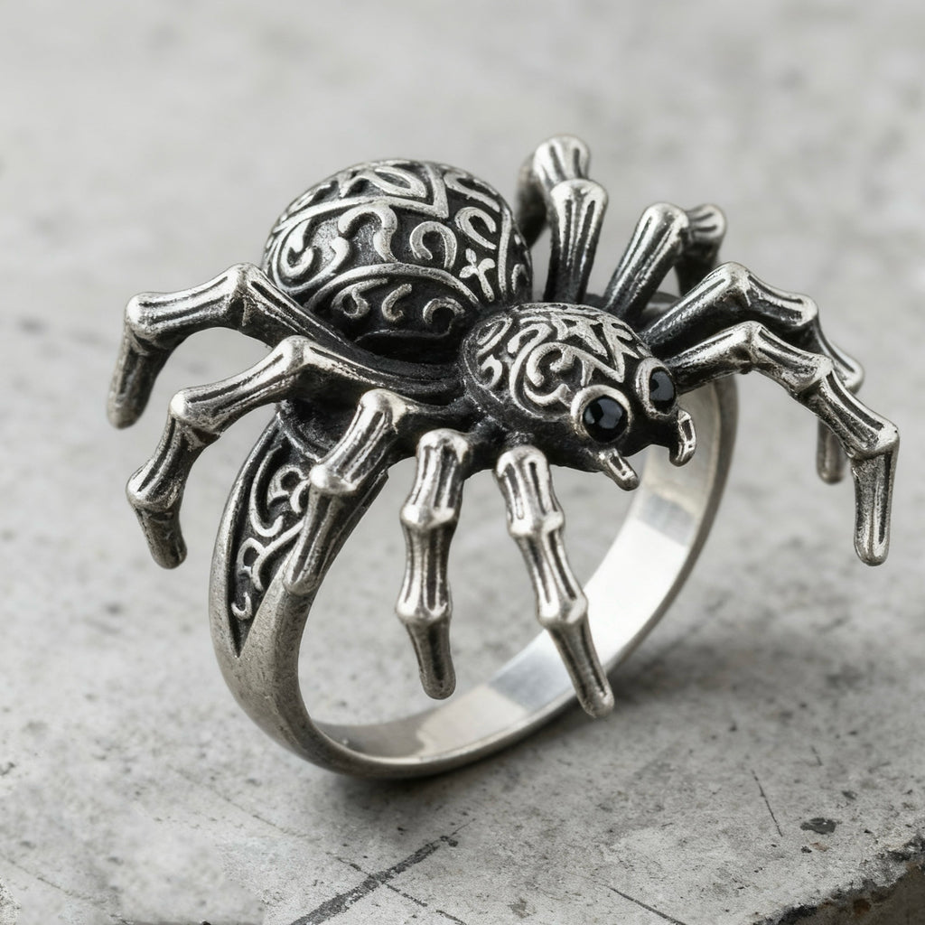 Vintage Spider Gothic Style Ring