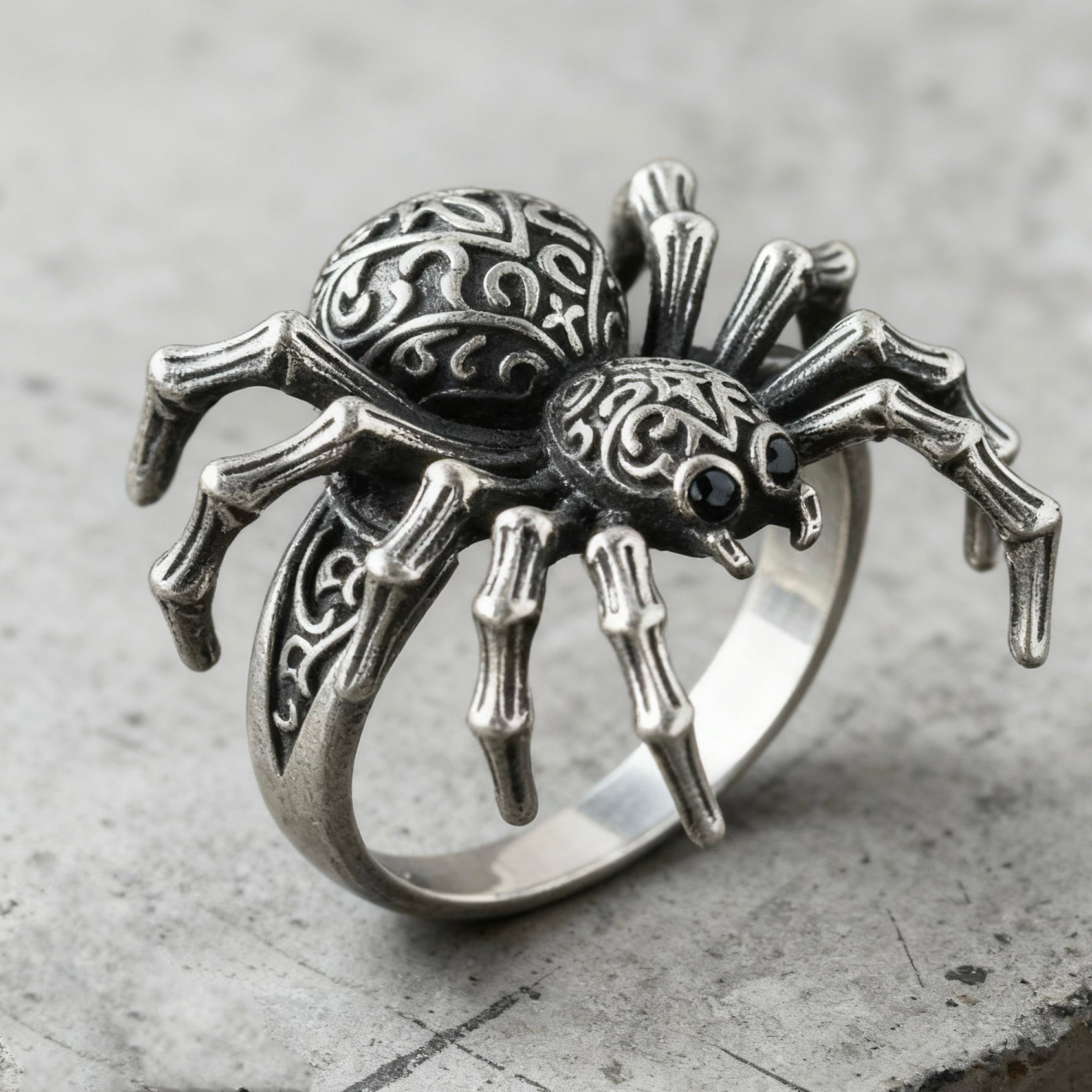 Vintage Spider Gothic Style Ring