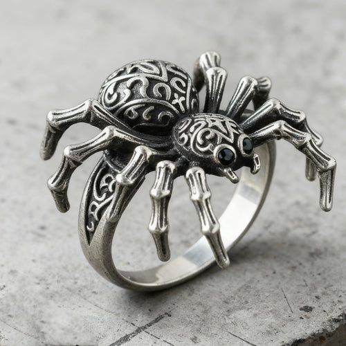 Vintage Spider Gothic Style Ring