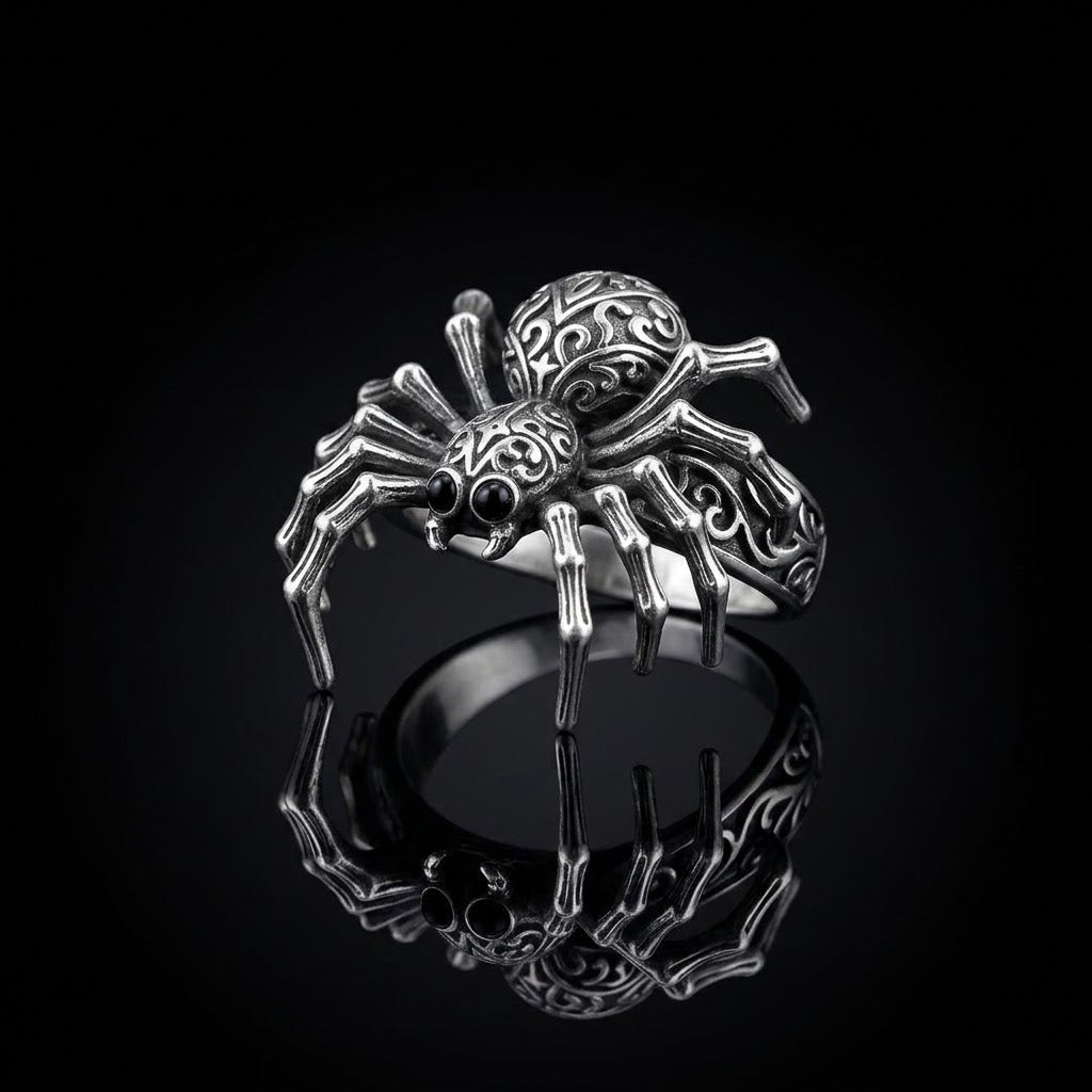 Vintage Spider Gothic Style Ring