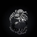 Vintage Spider Gothic Style Ring
